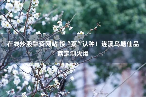 在线炒股融资网站 接“荔”认种！遂溪乌塘仙品荔定制火爆