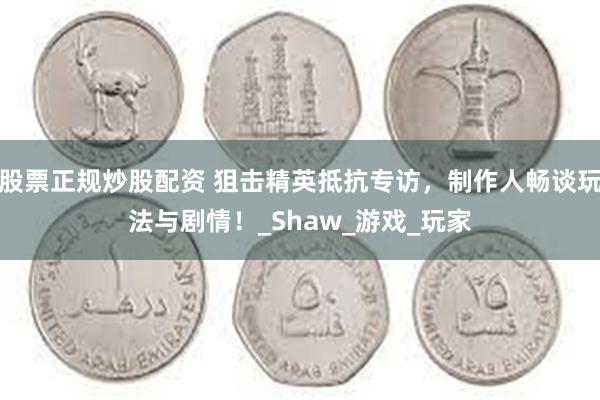 股票正规炒股配资 狙击精英抵抗专访，制作人畅谈玩法与剧情！_Shaw_游戏_玩家